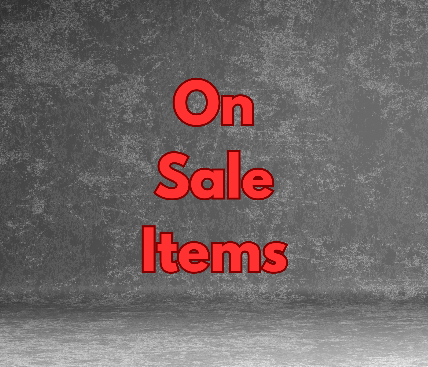 Items currently on sale