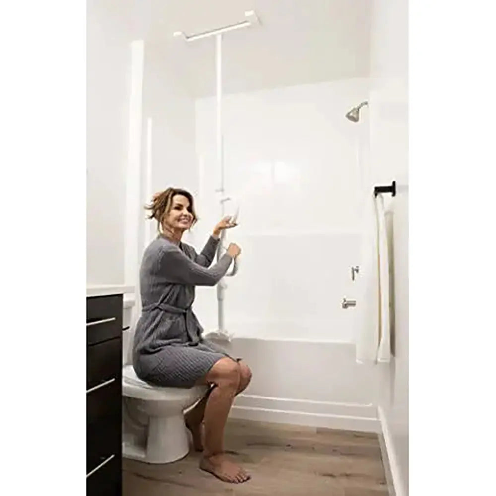 Stander Bathtub Security Pole and Curve Grab Bar - AdaptivEase