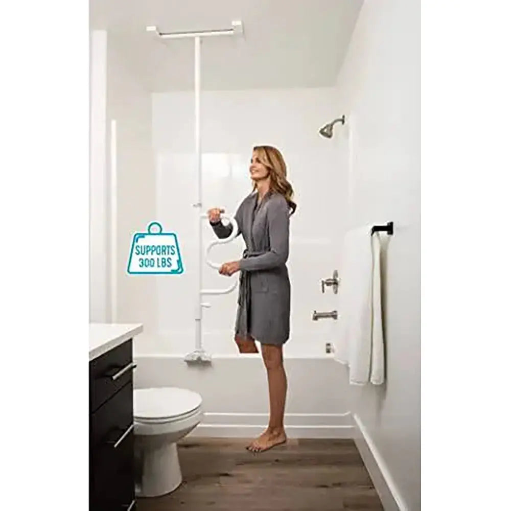 Stander Bathtub Security Pole and Curve Grab Bar - AdaptivEase