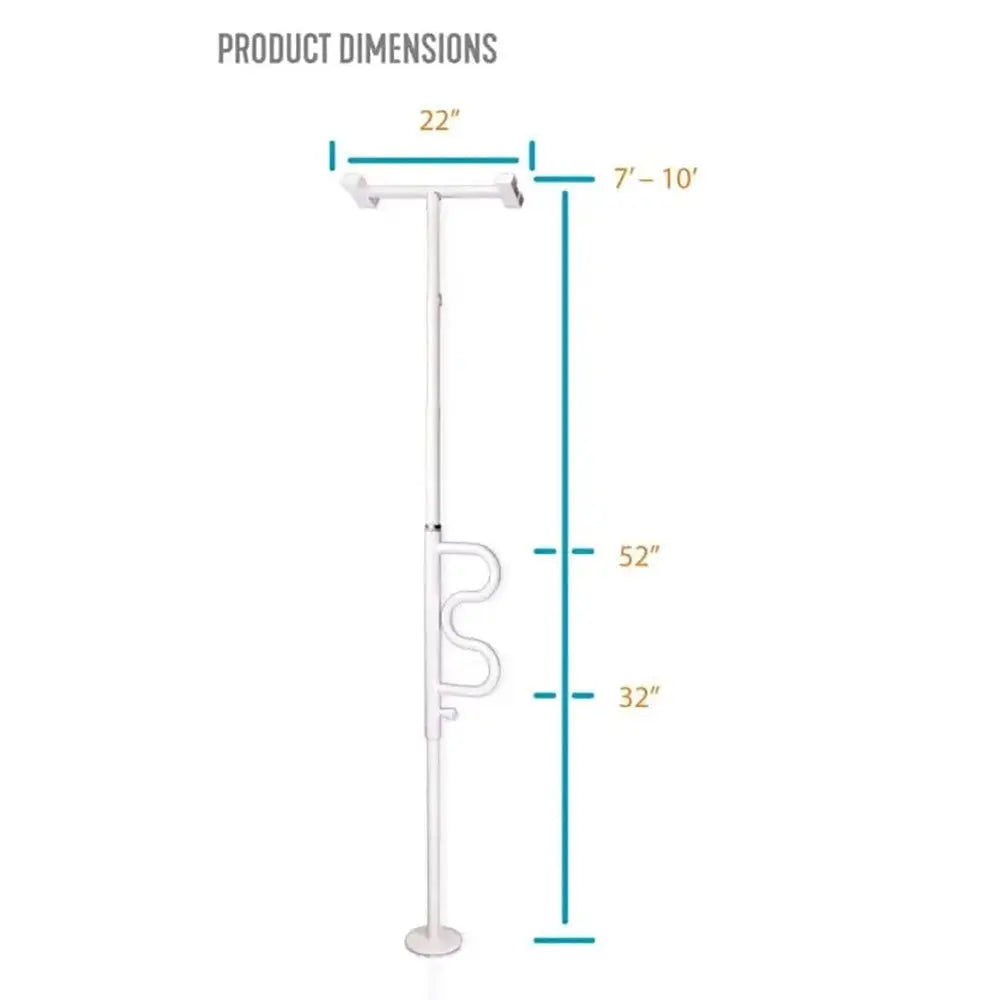 Stander Security Pole and Curve Grab Bar - AdaptivEase